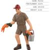 PVC Dipinta Statuette Modello People for Modellino Treno Scene per stazione