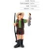 PVC Dipinta Statuette Modello People for Modellino Treno Scene per stazione