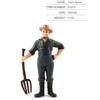 PVC Dipinta Statuette Modello People for Modellino Treno Scene per stazione