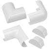 D-Line CLOAP5025W Accessori a Scatto - Canalina = 50mm (Larghezza) x 25mm (Altez