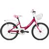 Legnano Mountain Bike acciaio ( 1 vel ) 20" HAPPY Fucsia 26L631