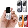 L8star MINI TELEFONO CELLULARE BM10 L8STAR DUAL SIM BLUETOOTH LETTORE MP3 GSM 350MAH