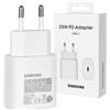 TRAVEL ORIGINALE SAMSUNG BIANCO DA 25W PORTA USB C BLISTER RETAIL EP-T2510NWEGEU