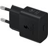 Samsung Caricabatterie USB Type-C SUPER FAST CHARGING 25W Black EP T2510NBEGEU