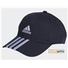 adidas CAPPELLINO CAPPELLO ADIDAS 3-STRIPES BASEBALL - II3510 col. blu/bianco
