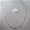 COLLANA UOMO -DONNA UNISEX A MAGLIA GRUMETTA IN ORO GIALLO 18KT 4,1 GR. (8659)