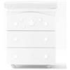Italbaby Bagnetto fasciatoio 3 cassetti (81x51x102cm) STELLINE Bianco 070 7020 0992