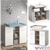 Vicco Cassettone con fasciatoio fasciatoio scaffale con fasciatoio Leonie sonoma Vicco