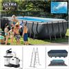 Intex 26356 Piscina Ultra XTR Frame Rettangolaree 549x274x132cm, Pompa, Scaletta