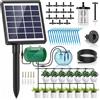 AnseTo Sistema di Irrigazione Solare Automatica per Giardino,Balcone e Vasi | Kit irrig