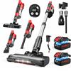 reffmov Aspirapolvere Senza Fili,60KPa/700W/70Mins Scopa Elettrica Senza Fili con 2*4,0A