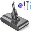 FLYLINKTECH Dyson V8 Batteria di Ricambio per Dyson V8 Animal/Fluffy/Absolute Aspirapolvere