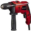 einhell TE-ID 500 E Trapano a Percussione, 550 W, 240 V, Nero, Rosso, W, Set di