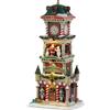 Lemax The Village Square Clock Tower Santa's Wonderland Lemax Cod 55320