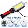 Torcia Multiuso LED Ricaricabile USB - Lampada Portatile per Officina Garage