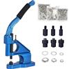 occhielli, macchina a pressione, occhiellatrice, teloni, tessuti, cinture, borse