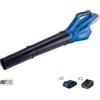 SCHEPPACH Soffiatore foglie 20V 2 batterie 2.0Ah + caricabatteria ixes Scheppach c-bl700-x