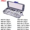 Not specified Kit Assortimento per lavatrice Piatta in Rame 100 per Uso Industriale e Domest