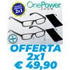 one power zoom 2x1 OFFERTA 2X1 One Power Zoom AUTOREGOLABILI unico paio di occhiali lenti vista