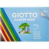Giotto Kids, Album da 20 fogli carta colorata liscia, A4, 120g/m2