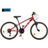 Dino Bikes Bici MTB 24" Aurelia Dino Bikes- Cambio 18V- Forcella Ammortizzata- Acciaio