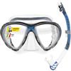 CRESSI Big Eyes Evolution Mask & Alpha Ultra Dry Snorkel - Set Combinato Mascher