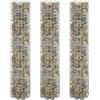 vidaXL Fioriere Gabbione Circolare 3 pz in Acciaio Zincato Ø30x150 cm