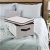 TrAdE Shop Traesio BOX SCATOLA SALVASPAZIO ARMADIO CONTENITORE PORTA OGGETTI ORGANIZER 60x40x30 CM