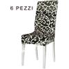 TrAdE Shop Traesio SET 2 PZ COPRISEDIA COPERTURA SPALLIERA ELASTICIZZATI CON GHIRIGORI VARI COLORI