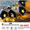 Wisdom CATENA 10 CASETTE LUMINOSE 10LED BATTERIA LUCE CALDA FISSA+INTERMITTENTE XC-4527