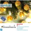 Wisdom CATENA LUMINOSA PALLINE 20 LED A BATTERIA LUCE CALDA FISSA+INTERMITTENTE XC-3714