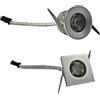 TrAdE Shop Traesio FARETTI DA INCASSO A LED PER CIELO STELLATO SCALE STELLATE LUCE FREDDA CALDA