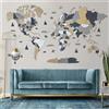 WoodLeo Mappamondo in legno (in italiano) - Decorazione murale in 3D -