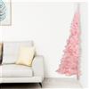 vidaXL Albero di Natale Artificiale a Metà con Supporto Rosa 150cm PVC