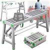 Piattaforma di lavoro in Alluminio Telesteps Scala Richiudibile Ponteggio60-90CM