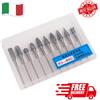 GdTech Racing 10 PUNTE FRESE in METALLO DURO AL CARBURO DI TUNGSTENO Gambo 3 mm PROFESSIONALI