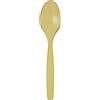 Dopla Cucchiaini Dessert Oro Rigidi Riutilizzabili Compact Dopla Party Caffè 24 pz