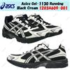 Asics Gel-1130 Running Black Cream 1203A609-001 taglia uomo