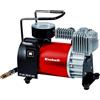 Einhell Compressore da auto CC-AC 35/10 12 V | max. 10 bar | Portata 35 l/min | Collegamento tramite accendisigari | Manometro | 4 adattatori aggiuntivi