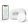 Airthings View Plus - Monitor intelligente per il radon e la qualità dell'aria (PM, radon, CO2, COV, umidità, temperatura) + Airthings 292 Wave Mini: monitor per la qualità dell'aria indoor