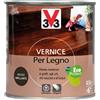 Impregnante Vernice Legno Wengè Brillante Protetto Interno Esterno 500ml