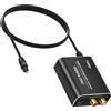 Does not apply DAC Audio Hi-Fi Con Cavo RCA Jack, 192 kHz DAC Audio/DAC, Adattatore Ottico Jack