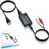 192KHz Convertitore Audio da eARC/ARC HDMI a 3.5mm per HDTV a Altoparlanti Cuffi