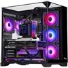 ITEK CASE DARK CAVE PANO - GAMING TOWER, ATX, 4X12CM ARGB FAN, 2XUSB3, TYPE-C,