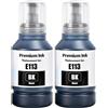 ASEKER 113 Inchiostro 2-Nero Compatibile per Epson 113 Inchiostro ET-16150 ET-16600 ET-