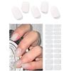 Wahrshei Unghie Gel Adesive UV Latteo Trasparente Smalto Adesivo Gel UV 20 PCS