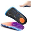 3/4 Solette Ortopediche con Supporto Arco Alto, Solette per Fascite Plantare, Pi