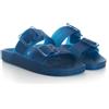 BALENCIAGA 425 $ sandalo slide da uomo - blu chiaro, Maiorca