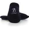 Balenciaga Pantofole resort Balenciaga 550 $ - ricamo logo, velluto, mules morbidi