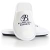 Balenciaga Pantofole resort da uomo BALENCIAGA 550$ - Velluto bianco morbido ricamato...